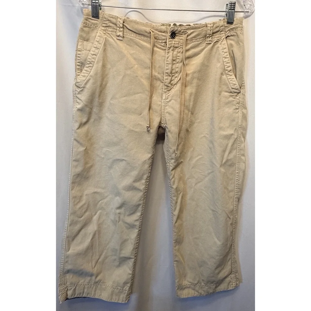 Gramicci Women's Small 30x22 Mountain High Capri Pants Drawstring Gorpcore